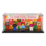 Christmas Family Display Case - 3 Figures included