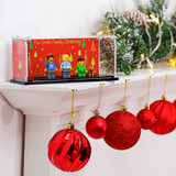 Christmas Family Display Case - 3 Figures included