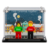 Christmas Family Display Case - 2 Figures included