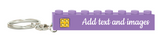 Design-Your-Own 1x8 brick Keyring