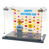 Mothers Day Minifigure Display Case - 2 minifigs