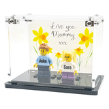Mothers Day Minifigure Display Case - 2 minifigs