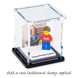 Easter Display with personalised Minifigure 