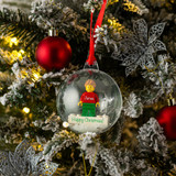 1 Minifig in a Medium Bauble with Personalised Brick