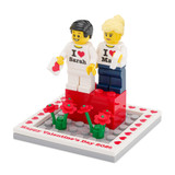 Happy Valentines Day Display Box with 2 Figures 