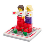Happy Valentines Day Display Box with 2 Figures 