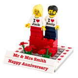 Wedding/Anniversary Display Box with 2 Figures 