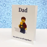 Personalised Happy Fathers Day Display Box with Mini-Figure with FREE Superdad Keyring!
