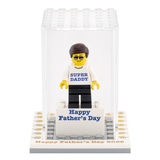 Personalised Happy Fathers Day Display Box with Mini-Figure with FREE Superdad Keyring!
