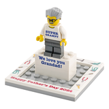 Personalised Happy Fathers Day Display Box with Mini-Figure with FREE Superdad Keyring!