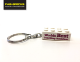 Teacher and Teaching Assistant LEGO Keyrings