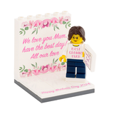 Mothers Day Display with personalised Minifigure & FREE Keyring! 3 displays to choose from.