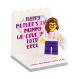 Mothers Day Display with personalised Minifigure & FREE Keyring! 3 displays to choose from.