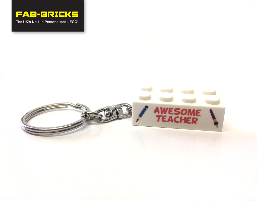 personalised lego keyrings