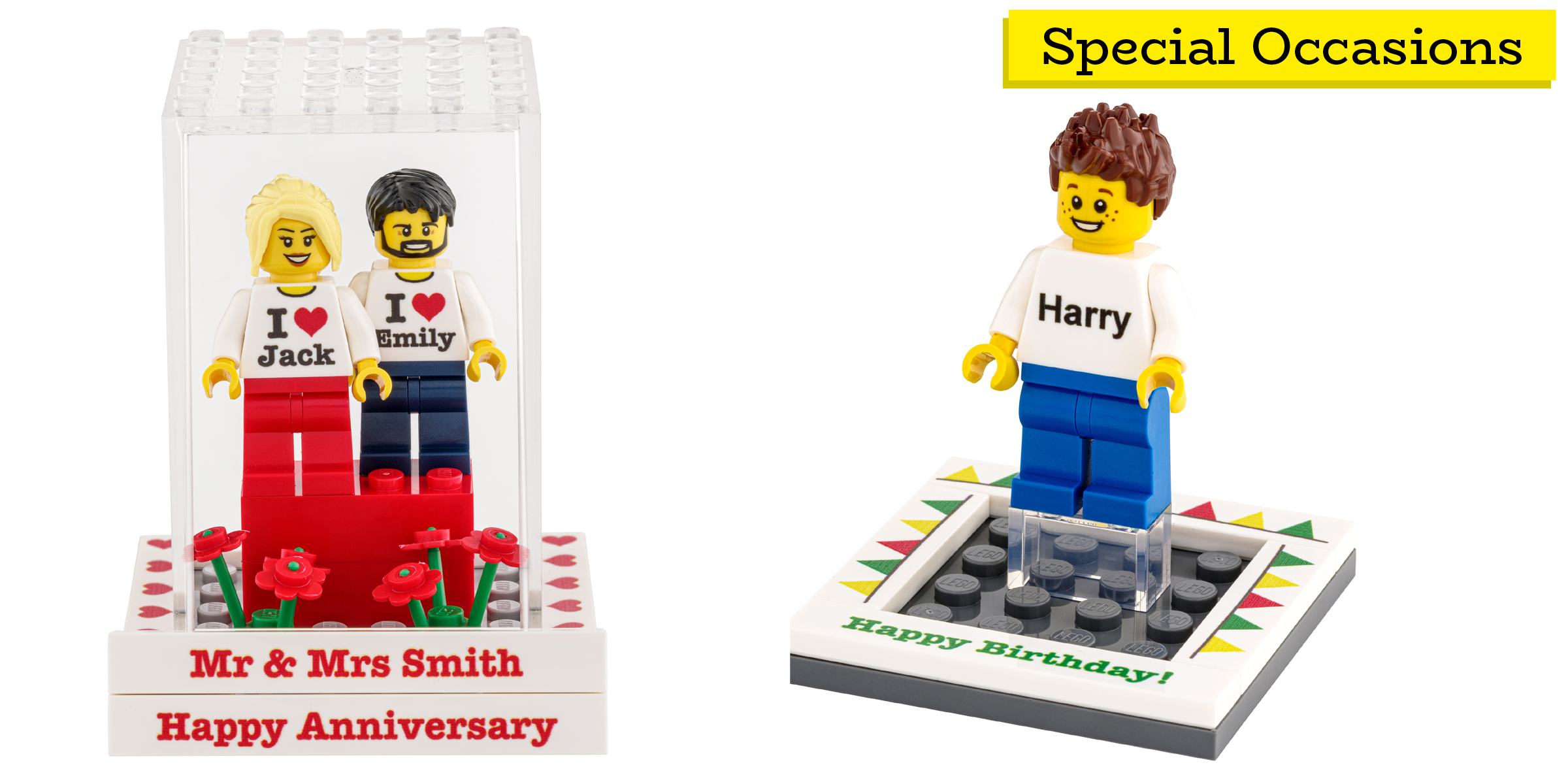 Pick Your Bricks – Personalised Minifigure made from LEGO® Parts