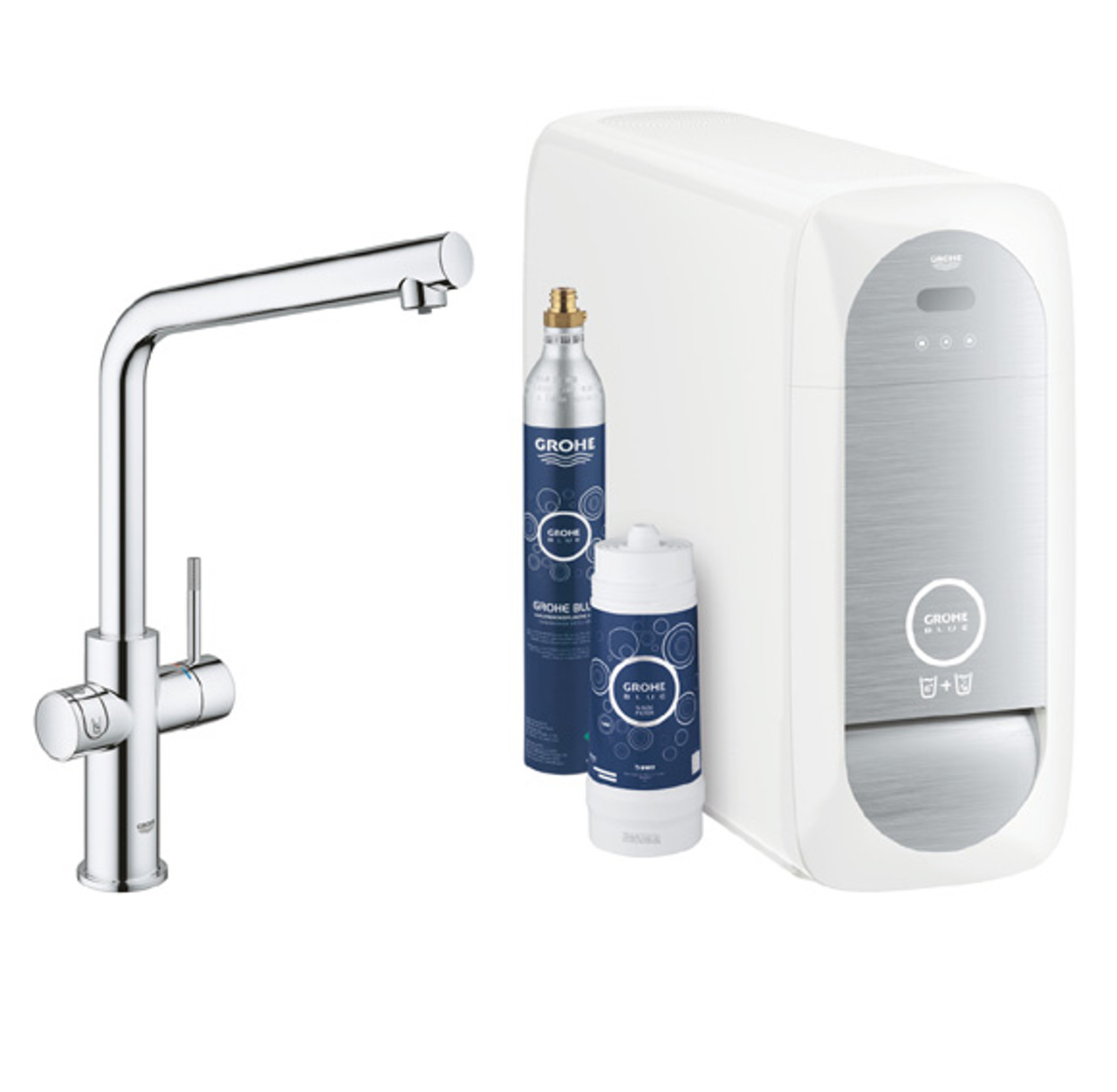 Grohe, BLUE Home Duo, L-Spout Water Filter Tap