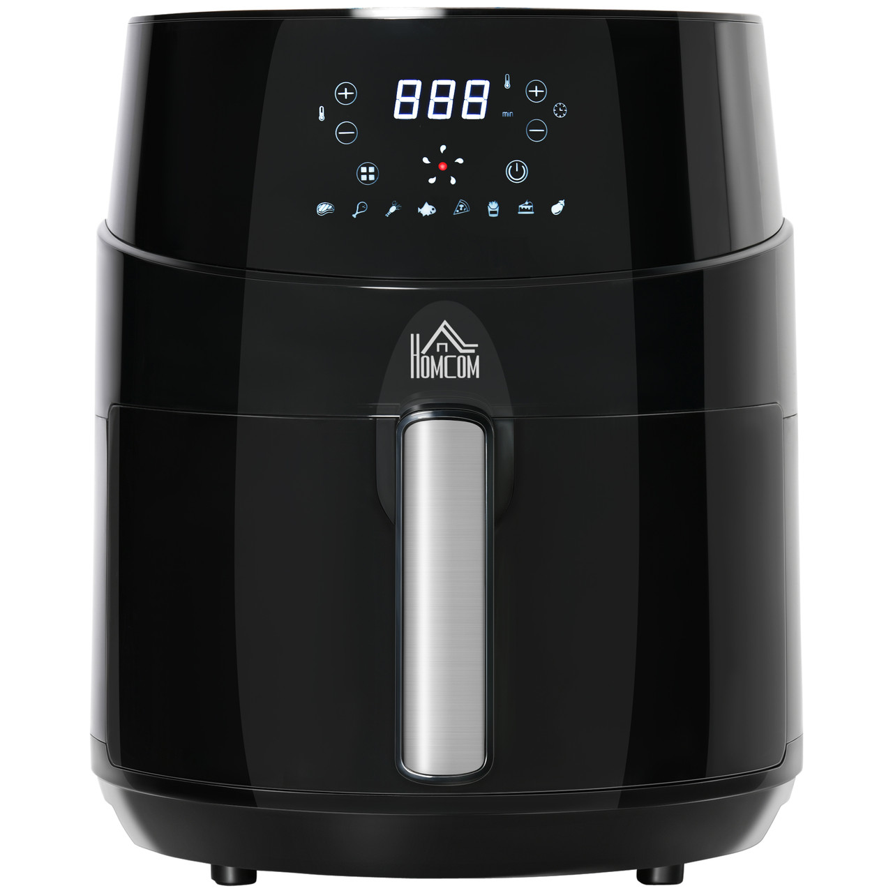 Air Fryer 1700W 5.5L with Digital Display Adjustable Temperature