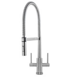 Caple, NOV/SS, Novato Professional Coil Kitchen Tap in Stainless Steel Main Image Image 1