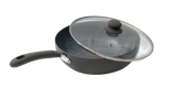 Durastone Grey 28cm Wok with lid