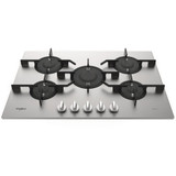 Whirlpool PMW75D2/IXL 75cm 5 Burner Gas Hob - Stainless Steel Main Image