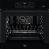 AEG BPK556260B Built-in 6000 Series Pyrolytic Electric Single Oven - Black Main Image