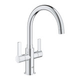 Grohe 30481000 Start Dual Lever Mixer Kitchen Tap - Chrome Main Image