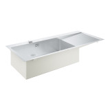 Grohe 31581SD1 K1000 Stainless Steel Kitchen Sink with Drainer - Right Hand Side Drainer Main Image