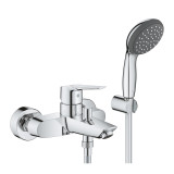 Grohe 23413002 Quickfix Wall Mounted Bath Tap & Shower Kit - Chrome Main Image