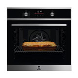 Electrolux EOF6H46X2 600 72L SurroundCook Integrated Electric Cooker with Aqua Clean Enamel Cleaning
