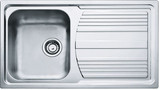 Carron Phoenix LOGICA100 Logica 100 Inset Kitchen Sink - Stainless Steel Main Image