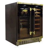 Kaiser K64800AD Art Deco Beer & Wine Cooler - Black Main Image