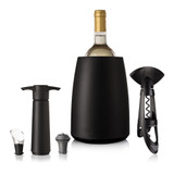 Vacu Vin 3890660 Wine Set Elegant (5 pieces) - Black Main Image