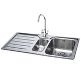 Carron Phoenix IBIS/150/LHD Ibis 150 1.5 Bowl Stainless Steel Inset Kitchen Sink - Left Hand Drainer