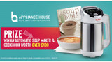 Spring Competition! WIN An Automatic Soup Maker & Cookbook Worth Over £100.