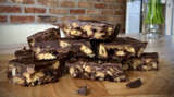 Rich Chocolate Tiffin Squares.