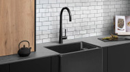 How To Elevate Your Kitchen Style - Black Kitchen Sinks And Taps