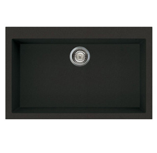 Reginox, QUADRA 130, Granite Sink in black