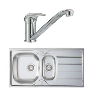iivela, IVKD150/605, Stainless Steel Sink and Tap Pack