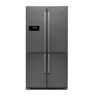 Caple, CAFF46GM, American Style Fridge Freezer in Gunmetal Main Image