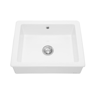 Caple, CINB600, Belfast Ceramic Kitchen Sink in White Main Image