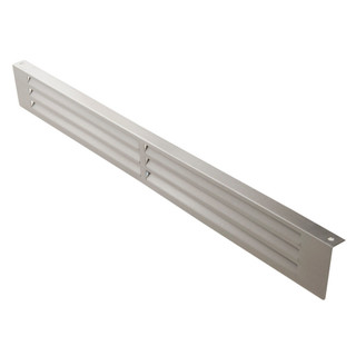 Caple, GRILL/SENSE600, Universal Inset Plinth Grille - 525mm Wide in Stainless Steel Main Image
