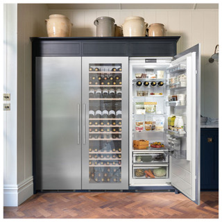 Caple SSDOOR177DOD Appliance Door open revealing organized food in a modern kitchen