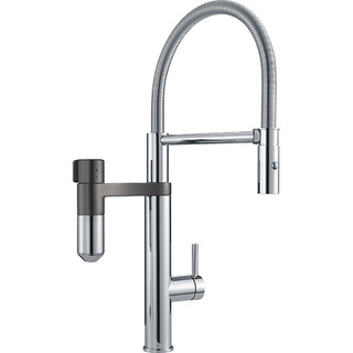 Franke, 120.0621.230, 3-in-1 Boiling Water Kitchen Tap in Chrome & Gunmetal Main Image