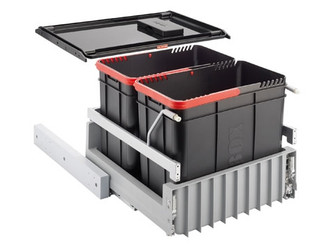 Franke, 121.0150.144, Waste Sorter Bin in Black Main Image