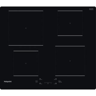 Hotpoint TQ1460SNE 60cm 4 Zone Induction Hob - Black Main Image