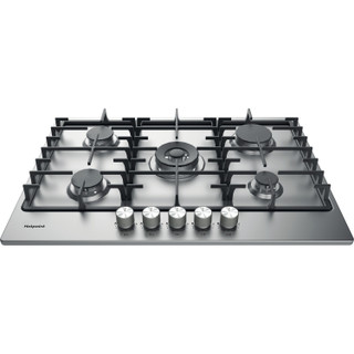 Hotpoint PPH75GDFIXUK 75cm 5 Burner Gas Hob - Stainless Steel Main Image