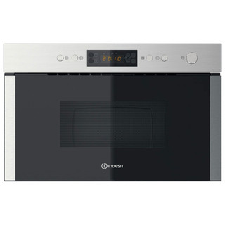 Indesit MWI5213IXUK 22L Built In Microwave Oven and Grill - Stainless Steel Main Image