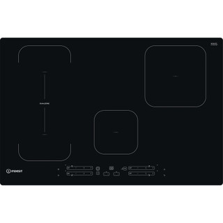 Indesit IB21B77NE 77cm 4 Zone Induction Hob - Black Main Image