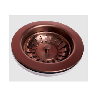 iivela IVGBSW1.5CO 90mm Basket Strainer Waste and Overflow - Copper 7180 Main Image
