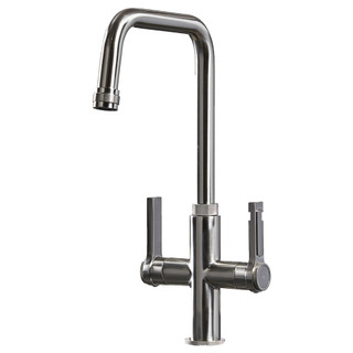iivela CONZA-HT/BN 3-in-1 Boiling Water Kitchen Tap with Digital Tank - Brushed Nickel 7211 Main Ima